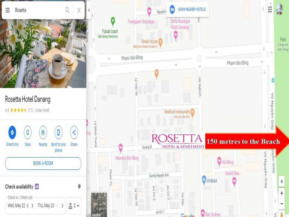 Rosetta Hotel Danang Exteriör bild